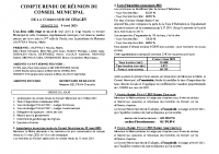 COMPTE RENDU DE REUNION DU CONSEIL MUNICIPAL du 9 Avril 2021bis
