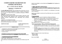 COMPTE RENDU DE REUNION DU CONSEIL MUNICIPAL du 24 Septembre 2021bis